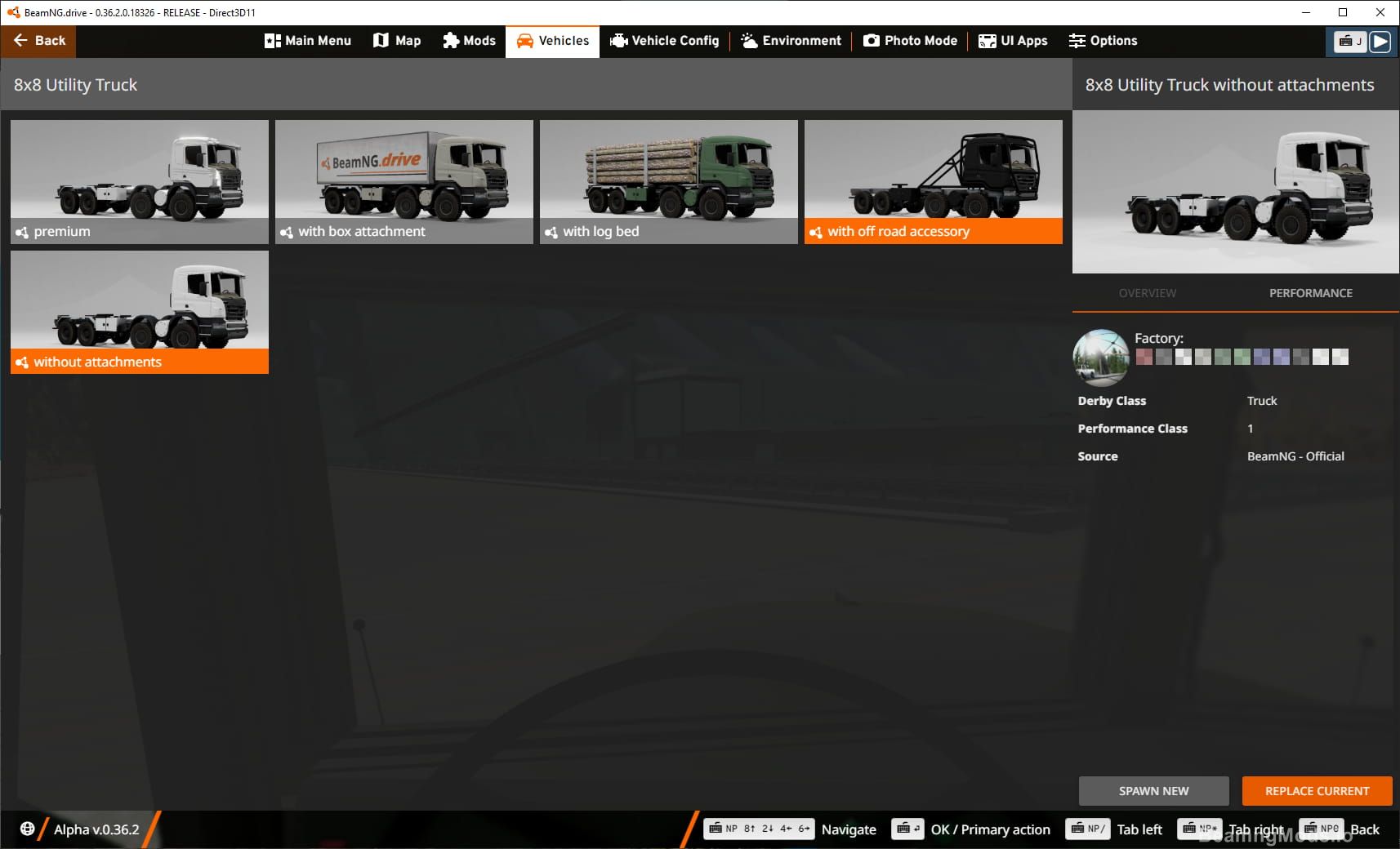 Screenshot of 8x8 Utility Truck 1