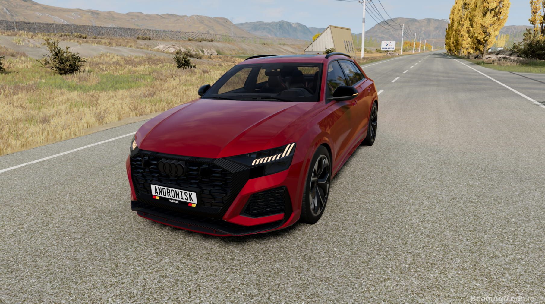 Audi RS Q8 Car Mod for BeamNG Drive