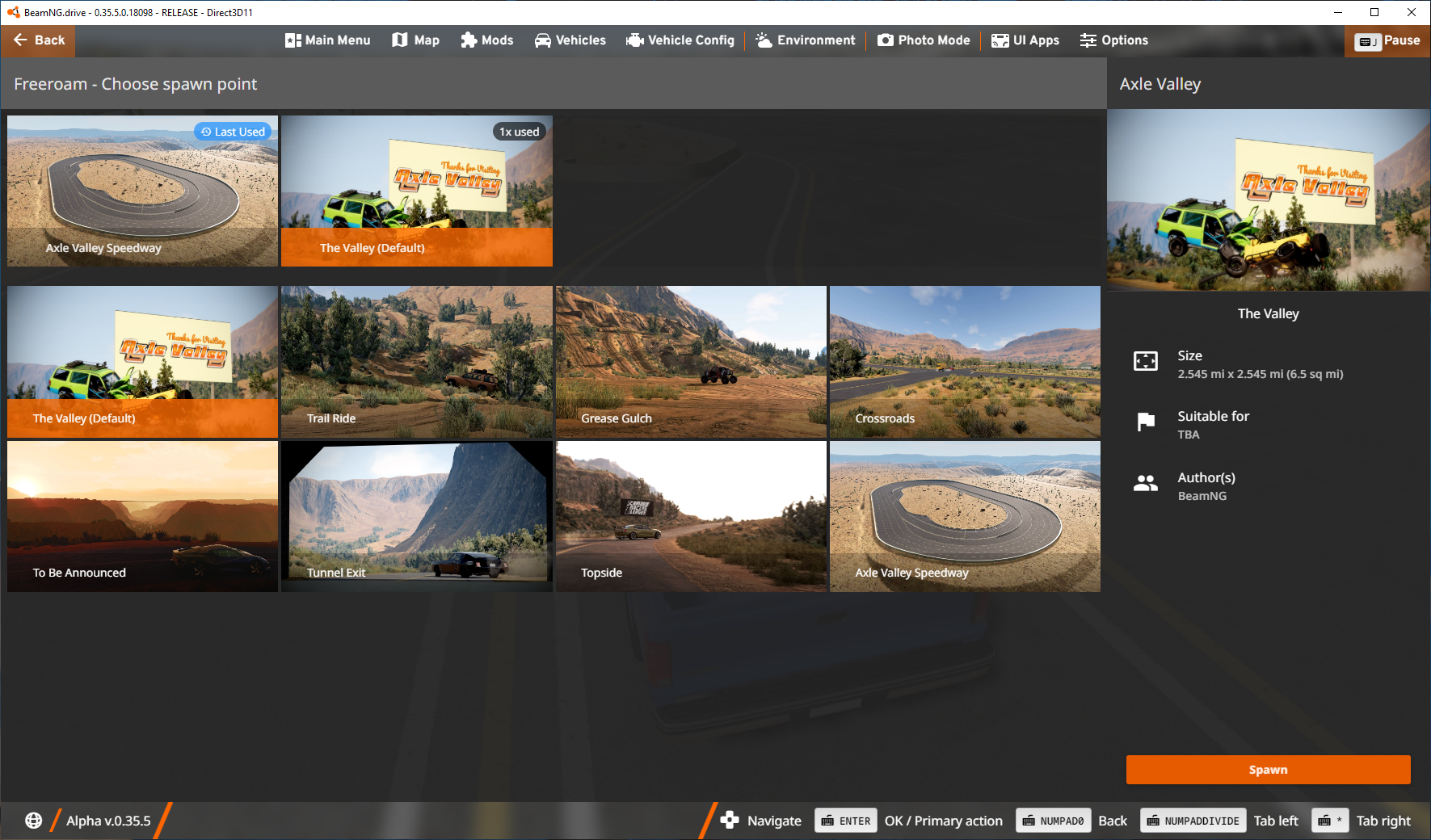 Screenshot of Axle Valley 1