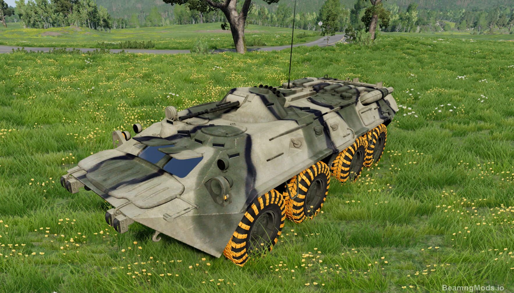 Download BTR-80 V2.5 for BeamNG Drive