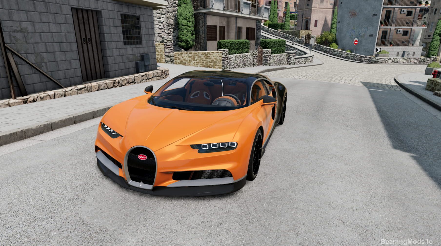 Bugatti Chiron Car Mod for BeamNG Drive