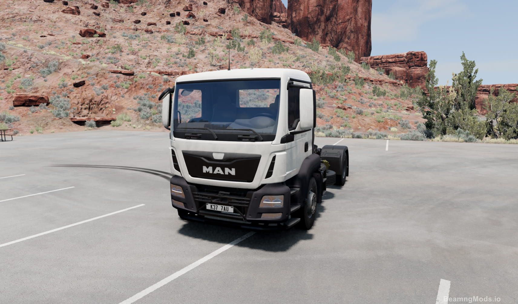 Download MAN TGS Euro 6 Truck Mod for BeamNG Drive