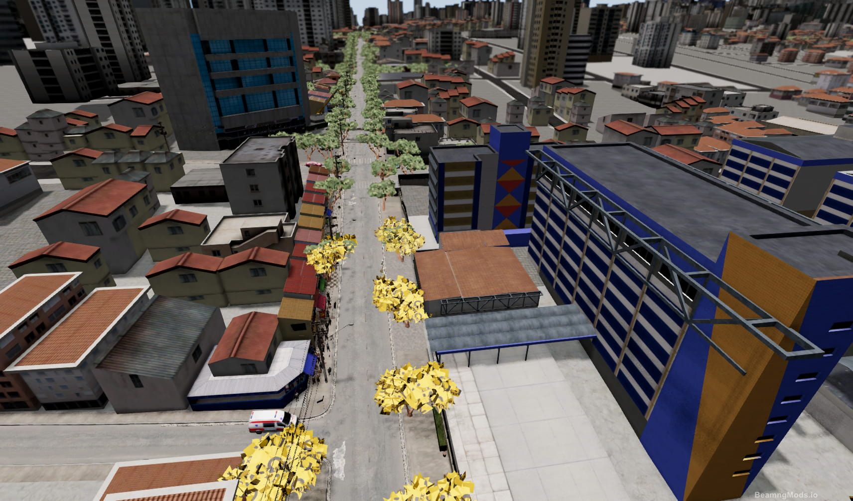 FA Mirandopolis Map Mod for BeamNG Drive Game