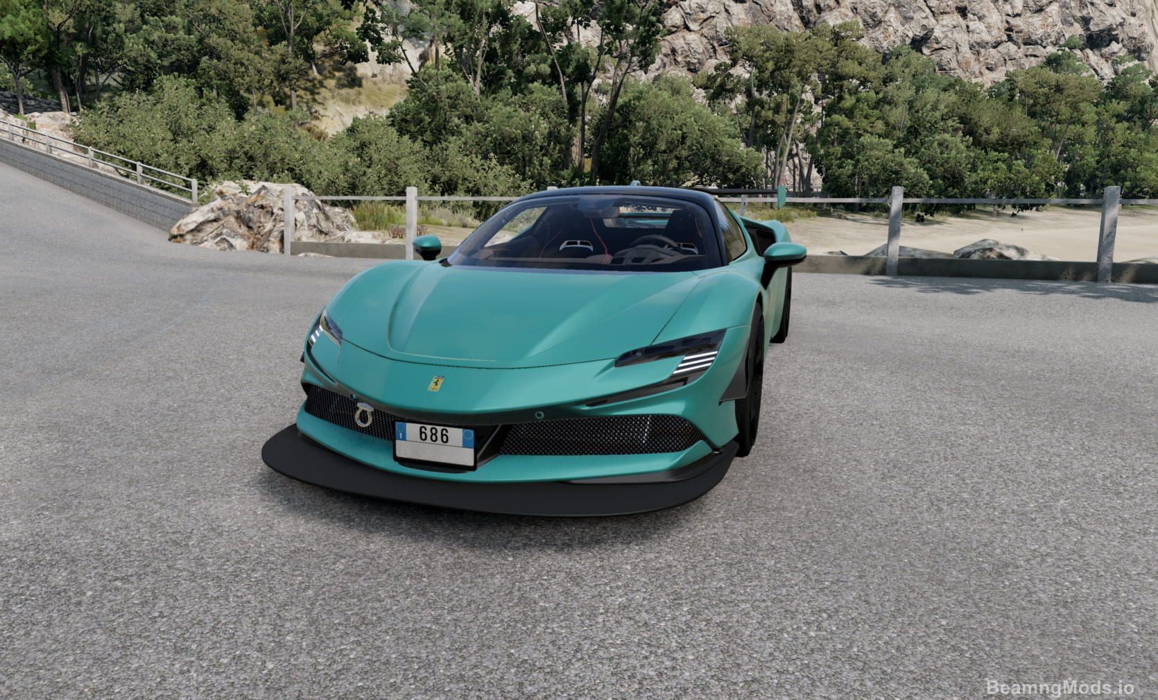 Download Ferrari SF90 Stradale Car Mod for BeamNG Drive