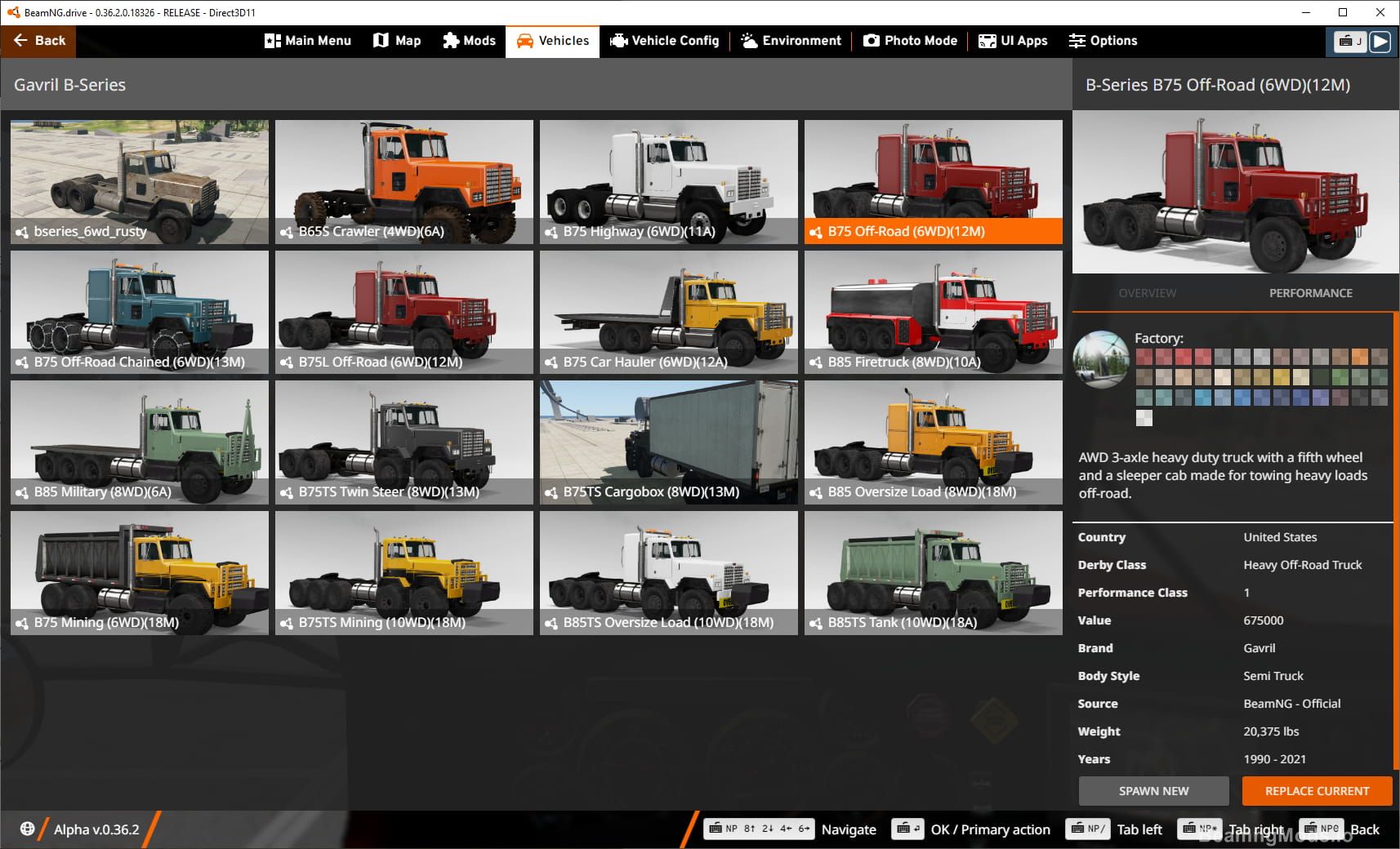 Screenshot of Gavril B-Series 1