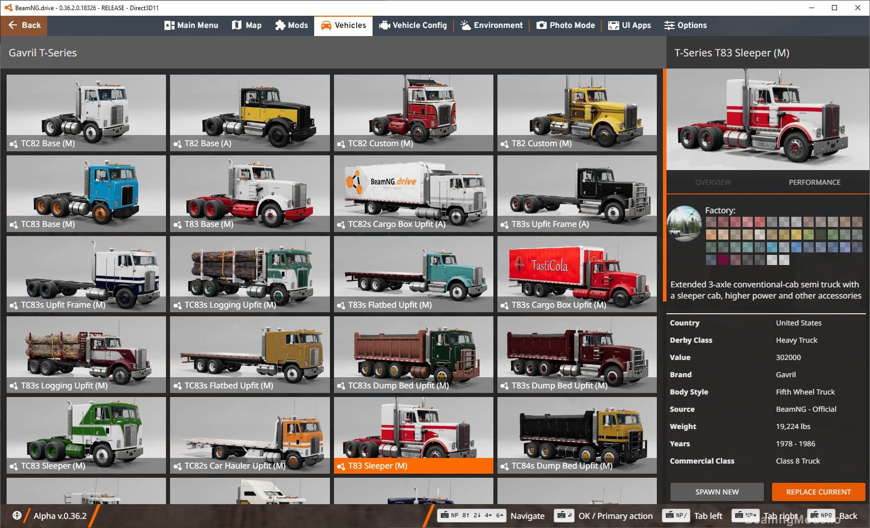 Screenshot of Gavril T-Series 1