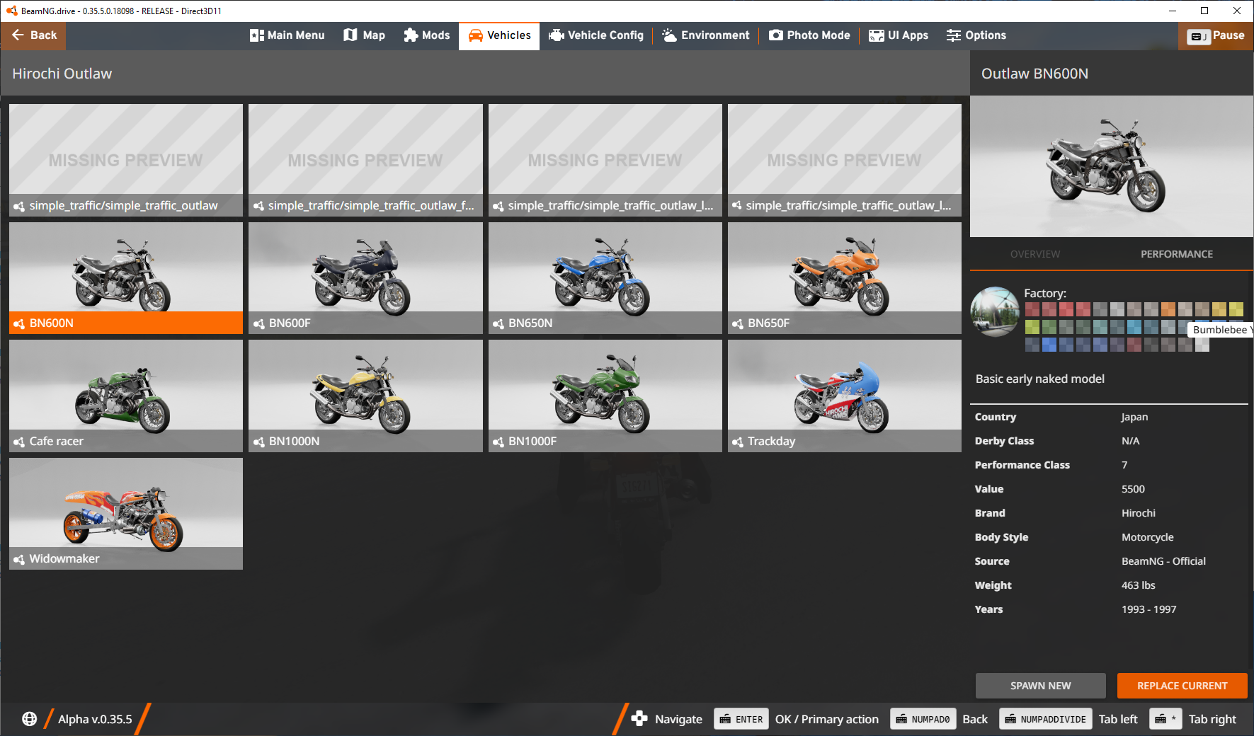 Screenshot of Hirochi Outlaw 1