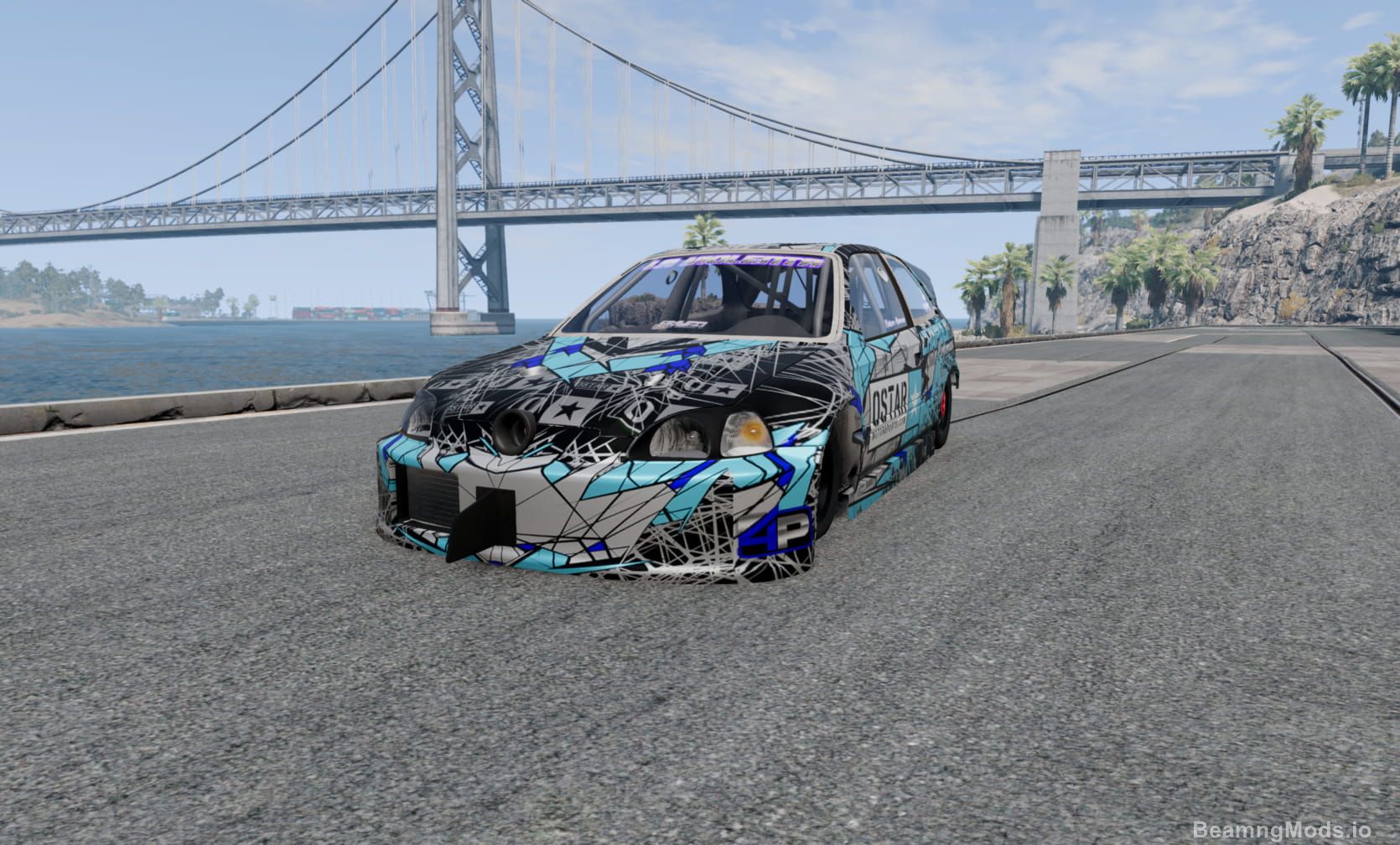 Honda Civic EK Car Mod for BeamNG Drive