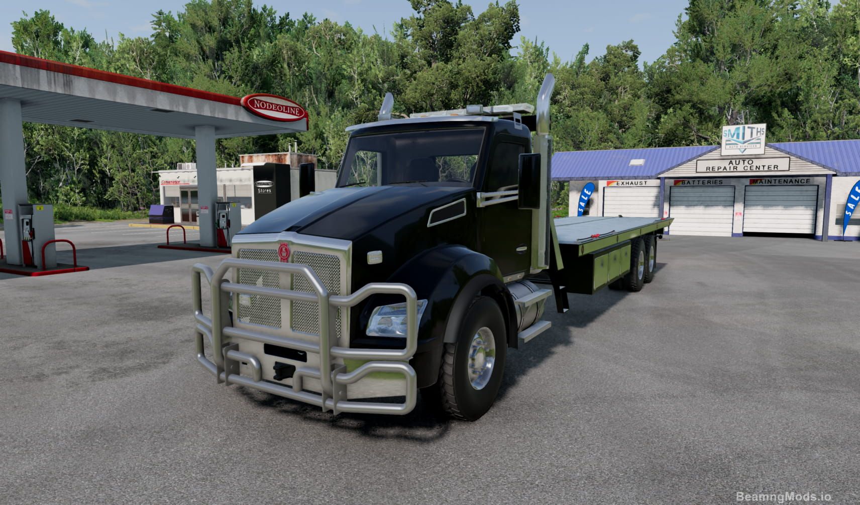 Download K T880 Rollback Carrier for BeamNG Drive Game