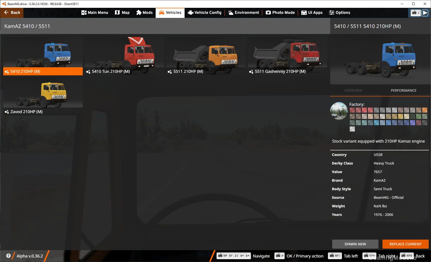 Screenshot of KamAZ 5410 / 5511 (1979) 1