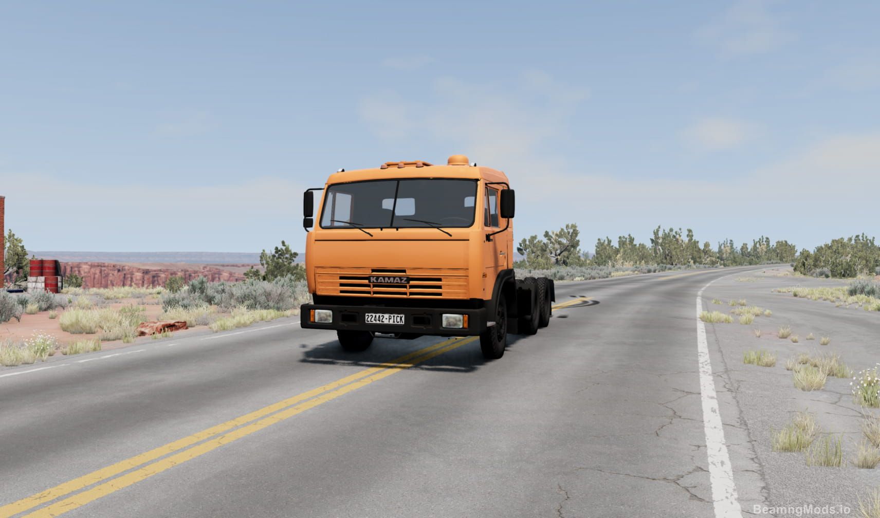 Download KamAZ 54115 Truck Mod for BeamNG Drive