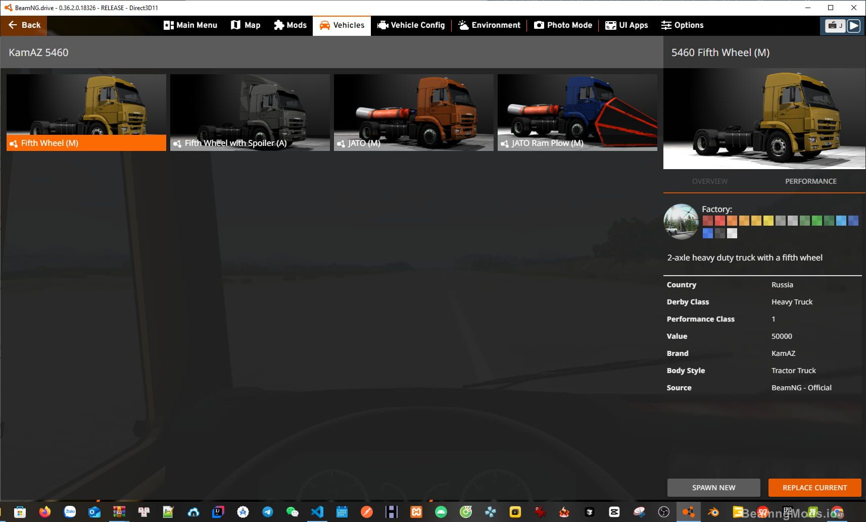 Screenshot of KamAZ 5460 1