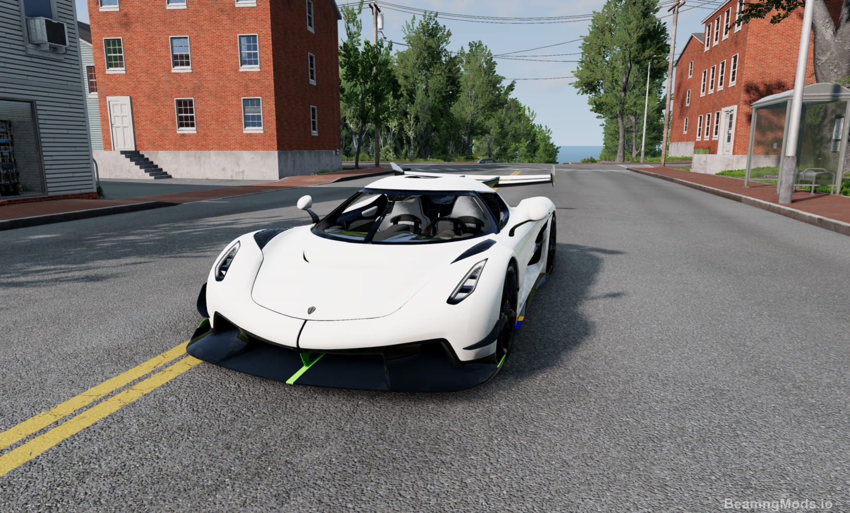 Koenigsegg Jesko Car Mod for BeamNG Drive