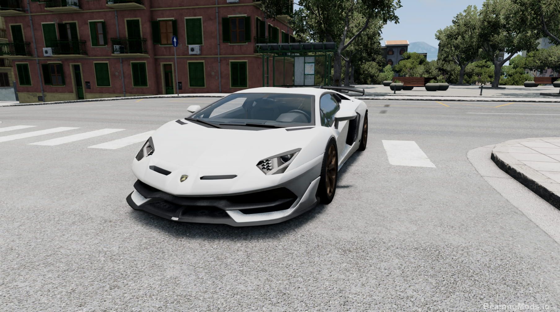 Lamborghini Aventador Car Mod for BeamNG Drive