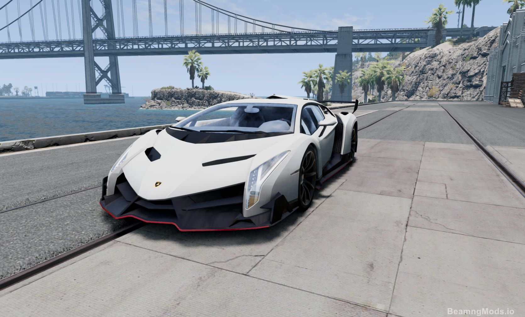 Lamborghini Veneno Car Mod for BeamNG Drive