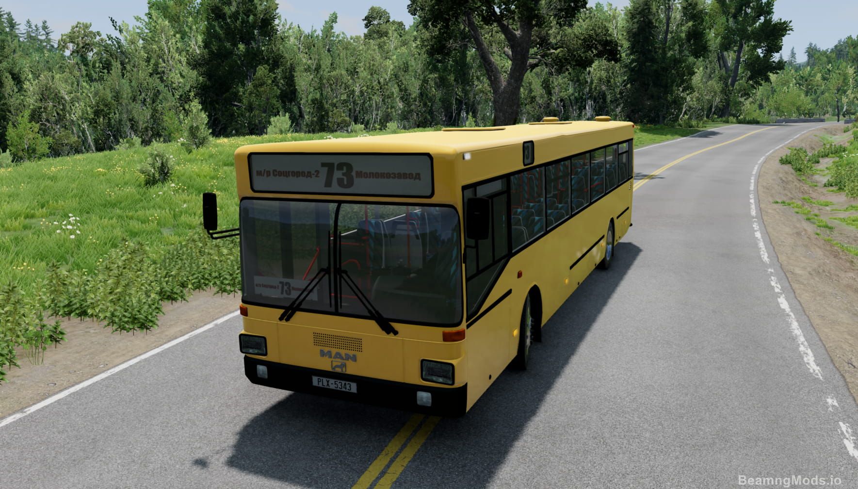 Download MAN SL202 Bus, Mods for Beamng Drive