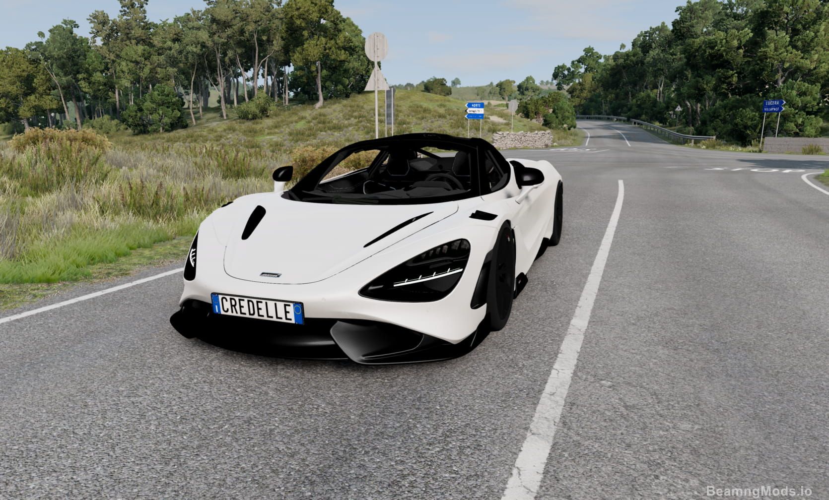 McLaren 765LT Car Mod for BeamNG Drive