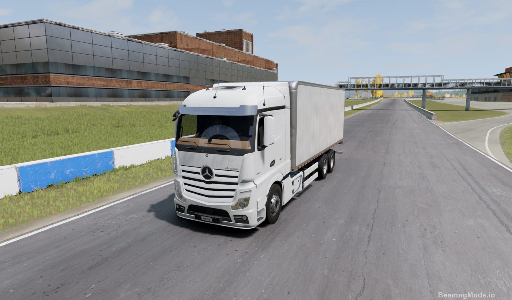 Download Mercedes-Benz Actros Truck Mod for BeamNG Drive
