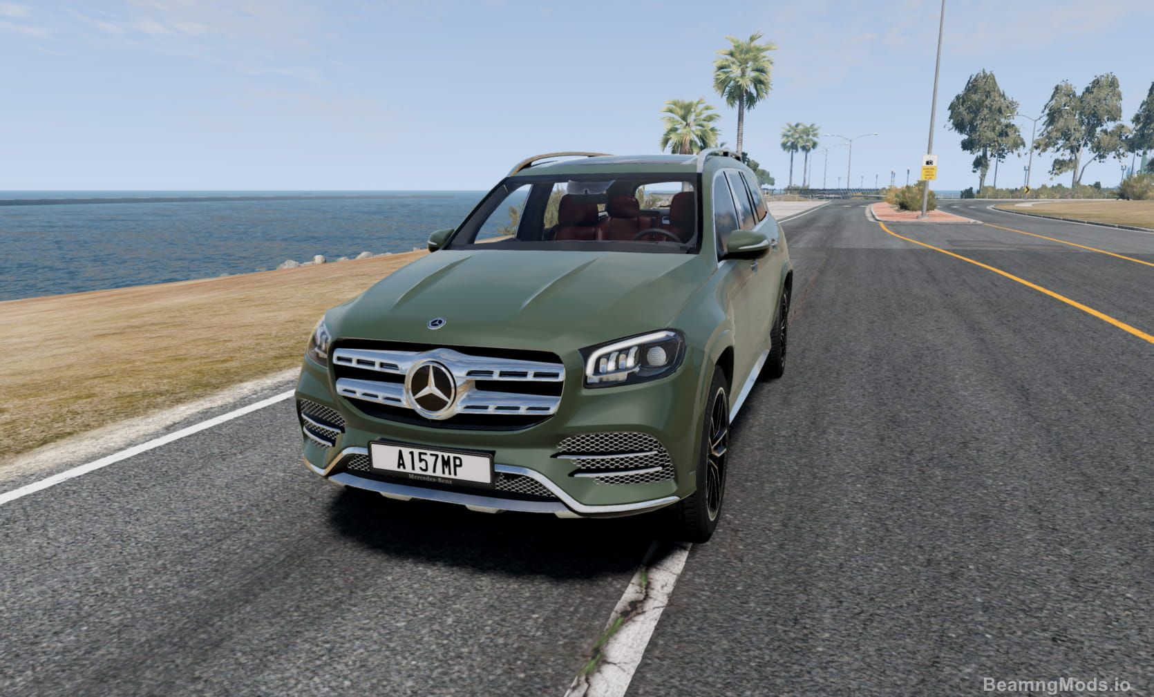 Mercedes-Benz GLS Car Mod for BeamNG Drive