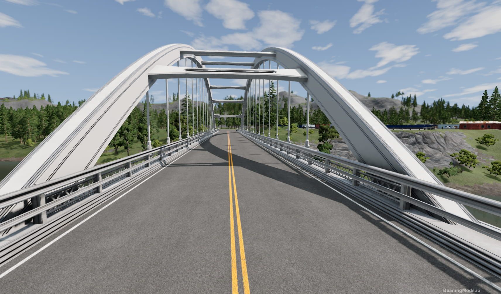 Download River Highway Map Mod for BeamNG Drive Game