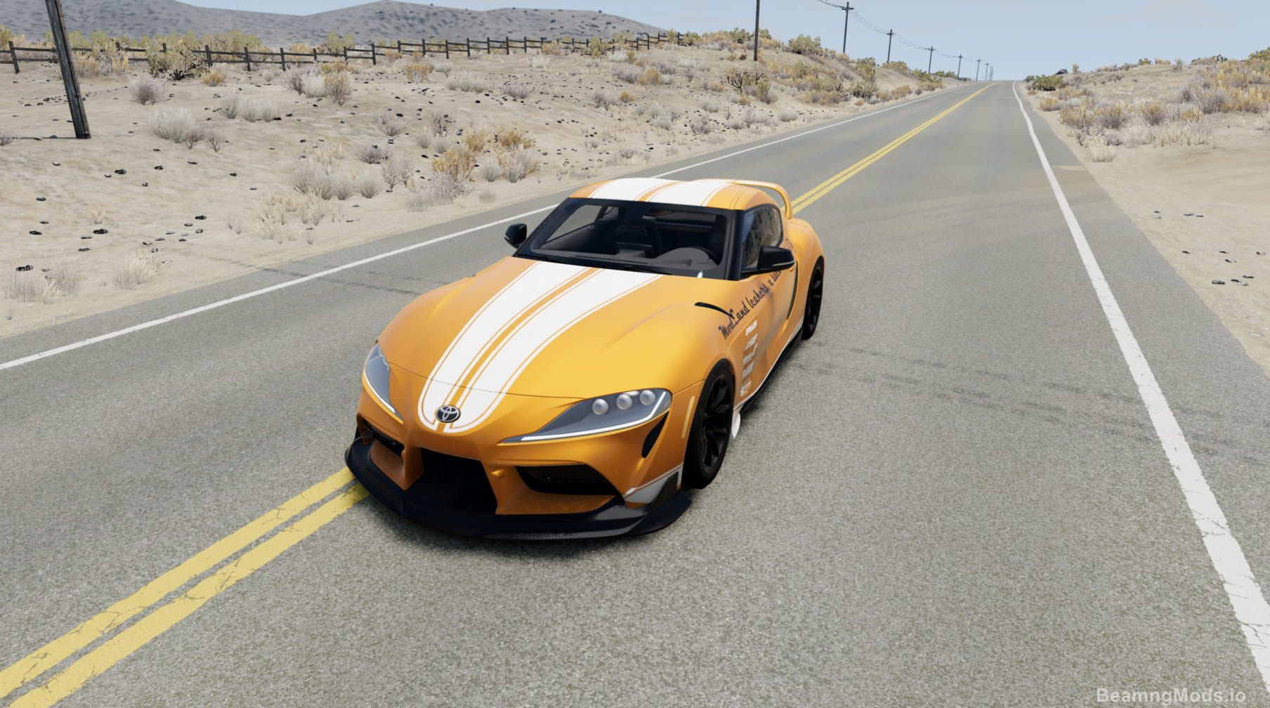 Toyota GR Supra Car Mod for BeamNG Drive