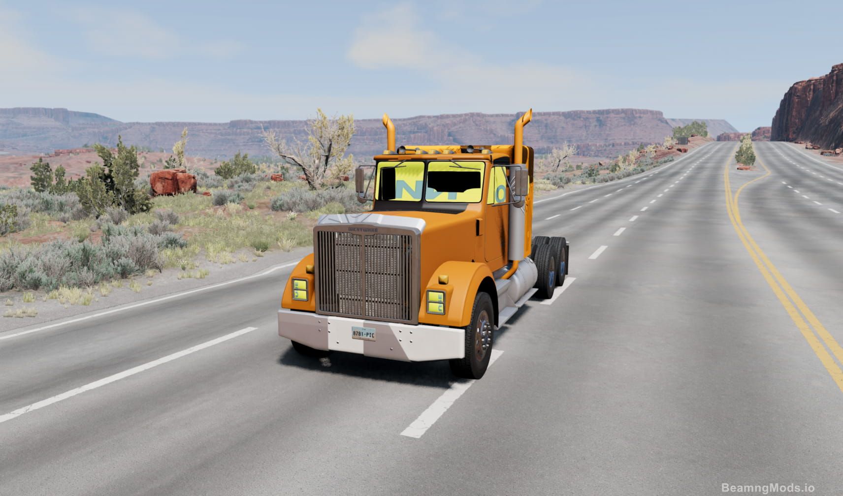 Download Wentward DL-Series Truck Mod for BeamNG Drive