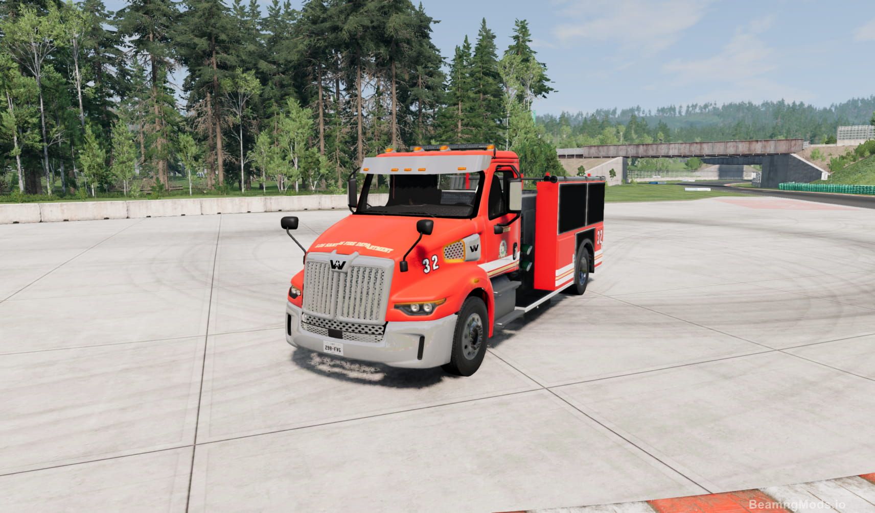 Download Western Star 57X Truck Mod for BeamNG Drive