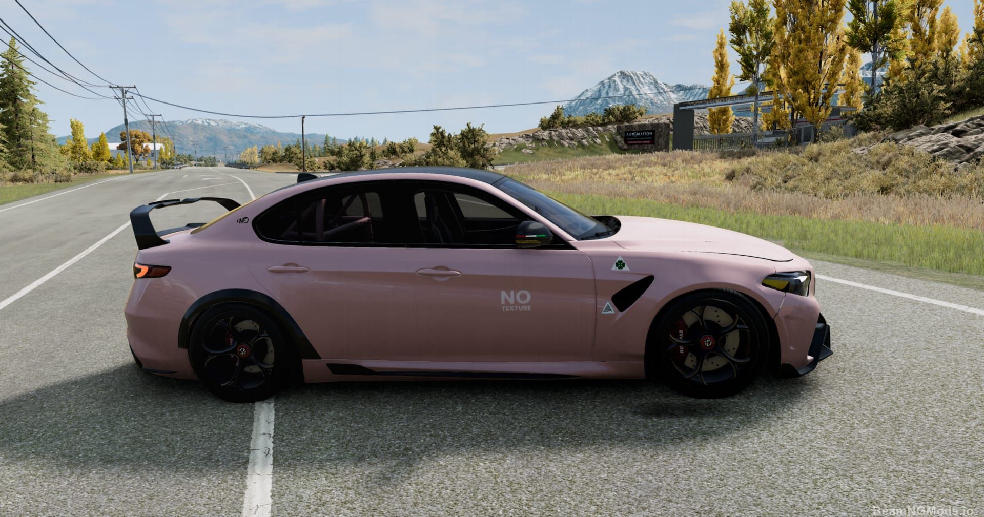 Screenshot of Alfa Romeo Guilia GTAM 3