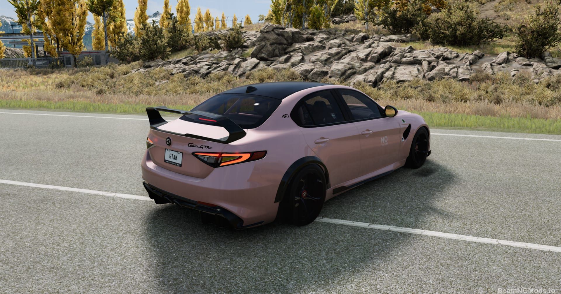 Screenshot of Alfa Romeo Guilia GTAM 4