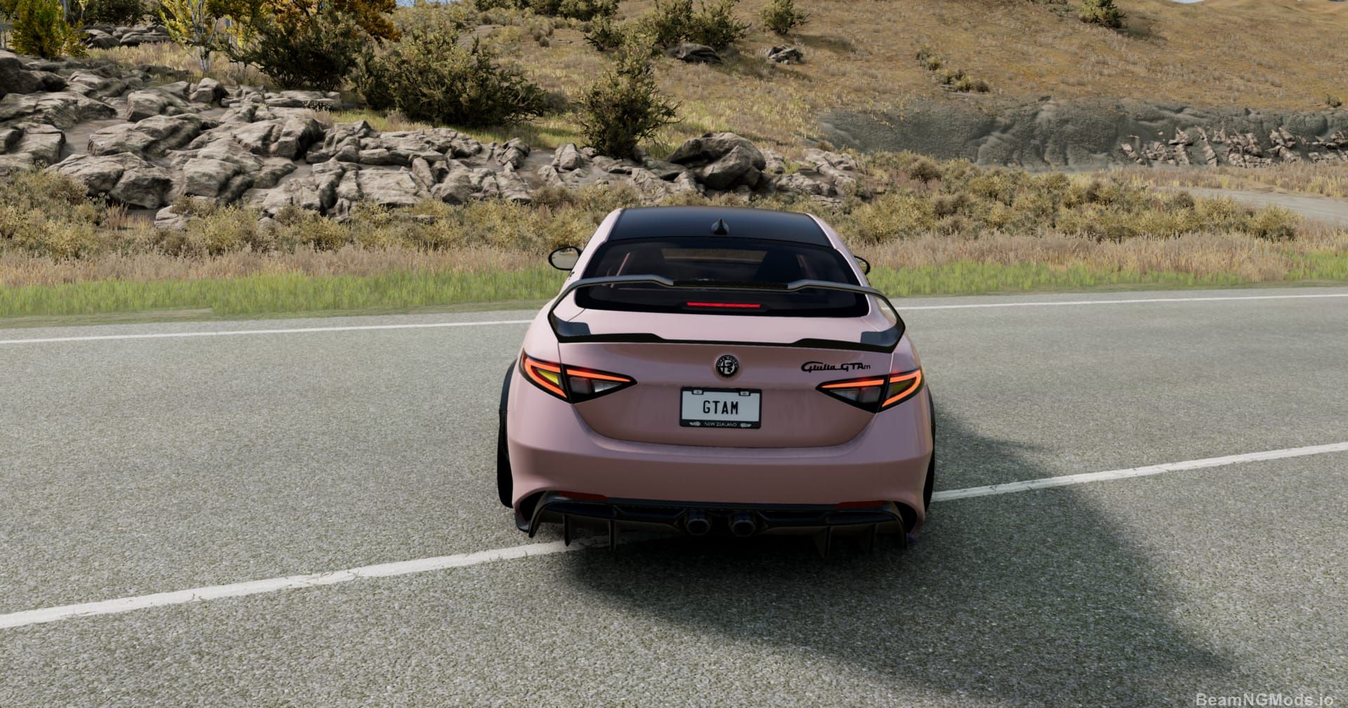 Screenshot of Alfa Romeo Guilia GTAM 5