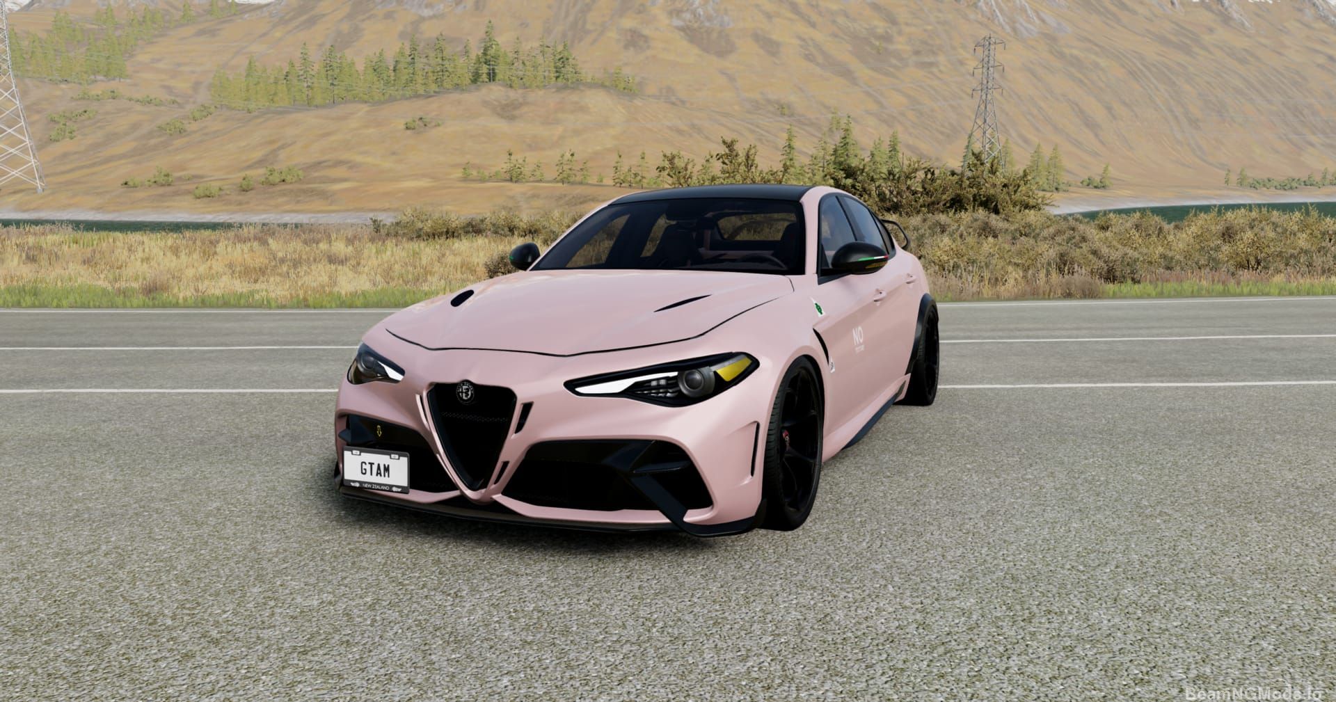 Download Alfa Romeo Guilia GTAM Car Mod for BeamNG Drive