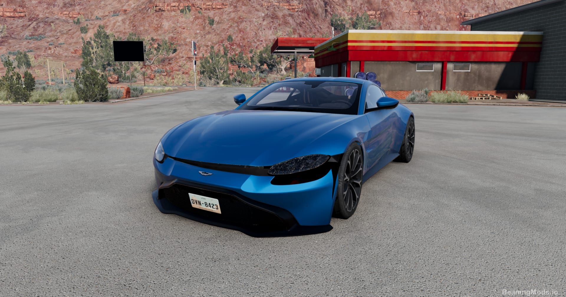 Download Aston Martin Vantage Car Mod for BeamNG Drive