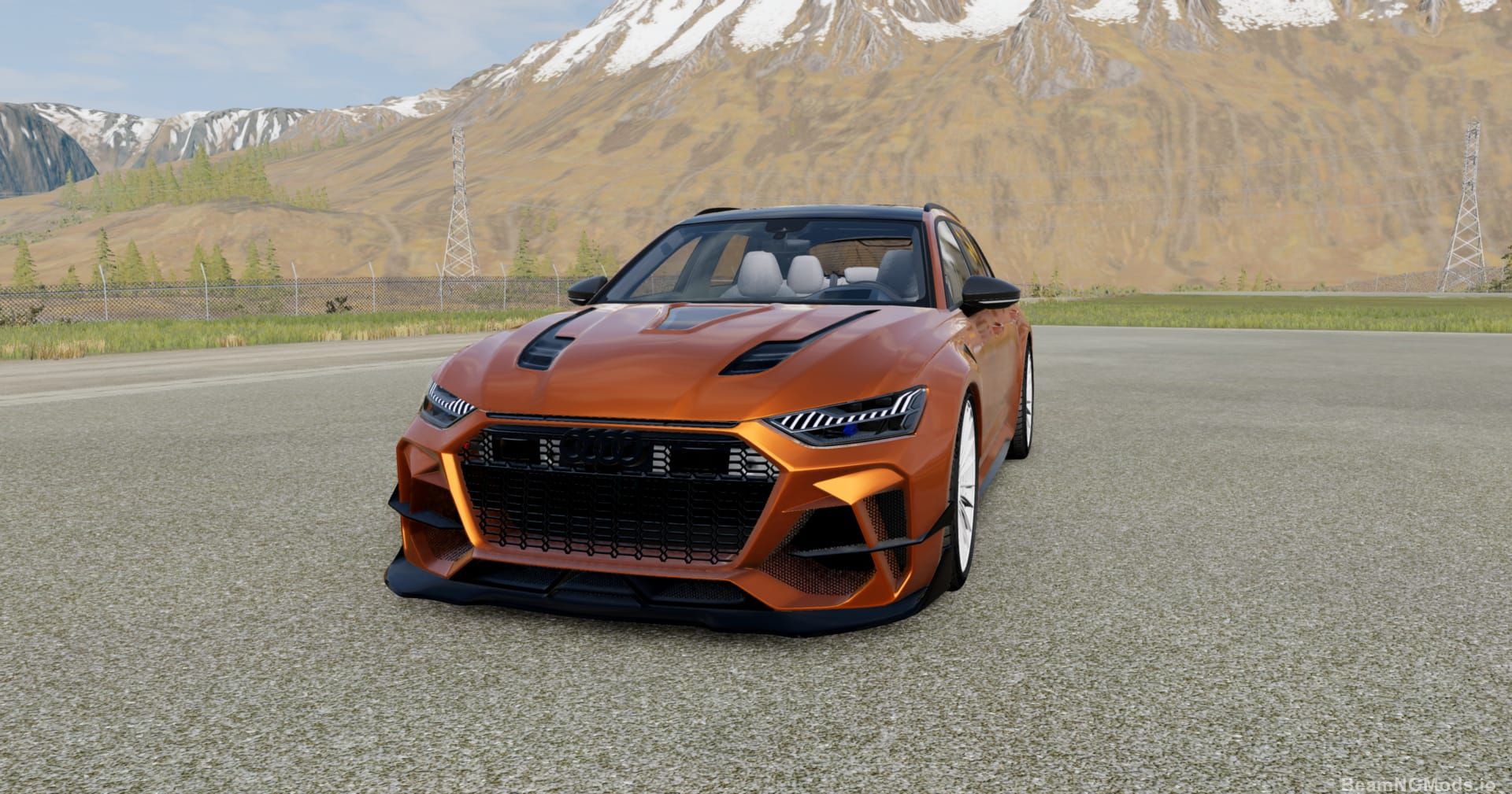 Download Audi RS6 Car Mod for BeamNG Drive