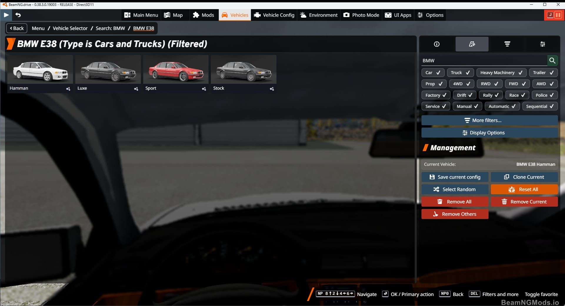 Screenshot of BMW E38 1