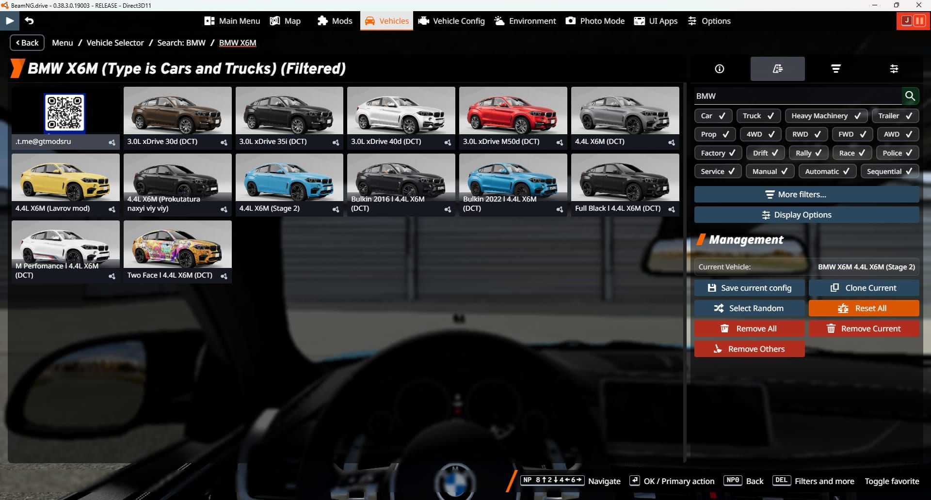Screenshot of BMW X6M 1