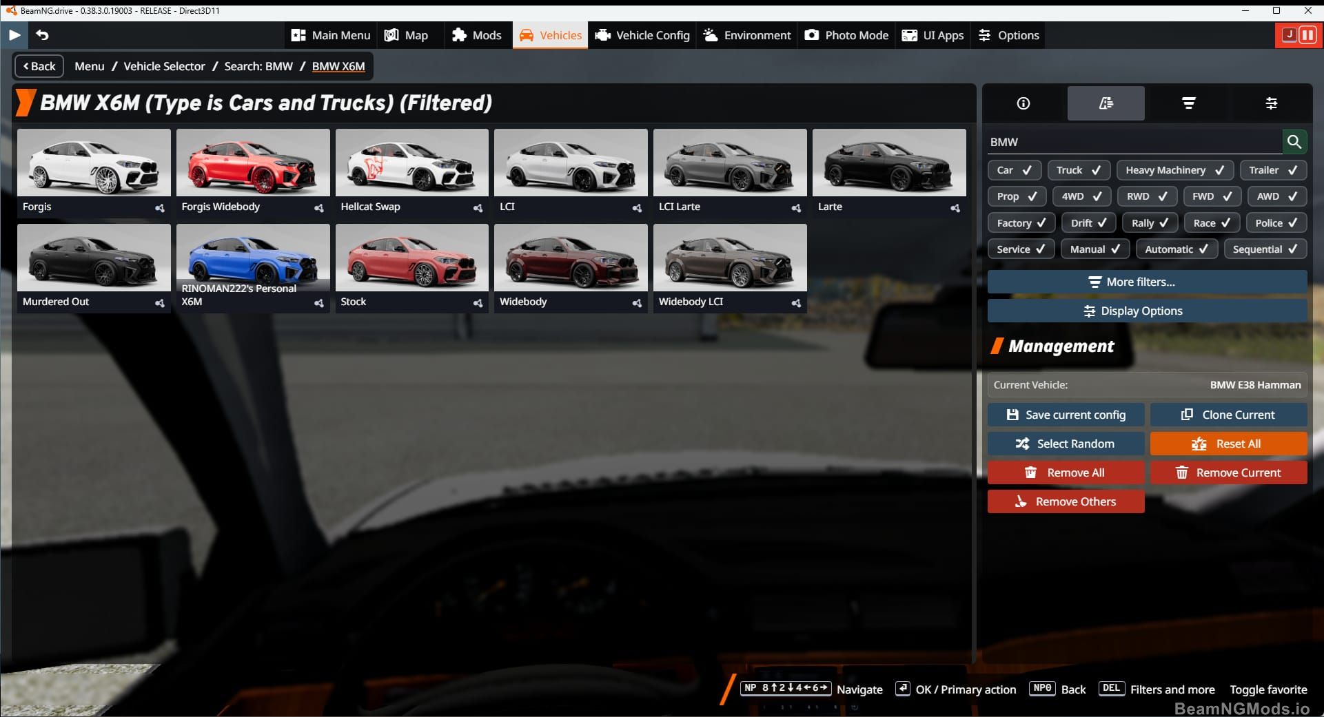 Screenshot of BMW X6M 1