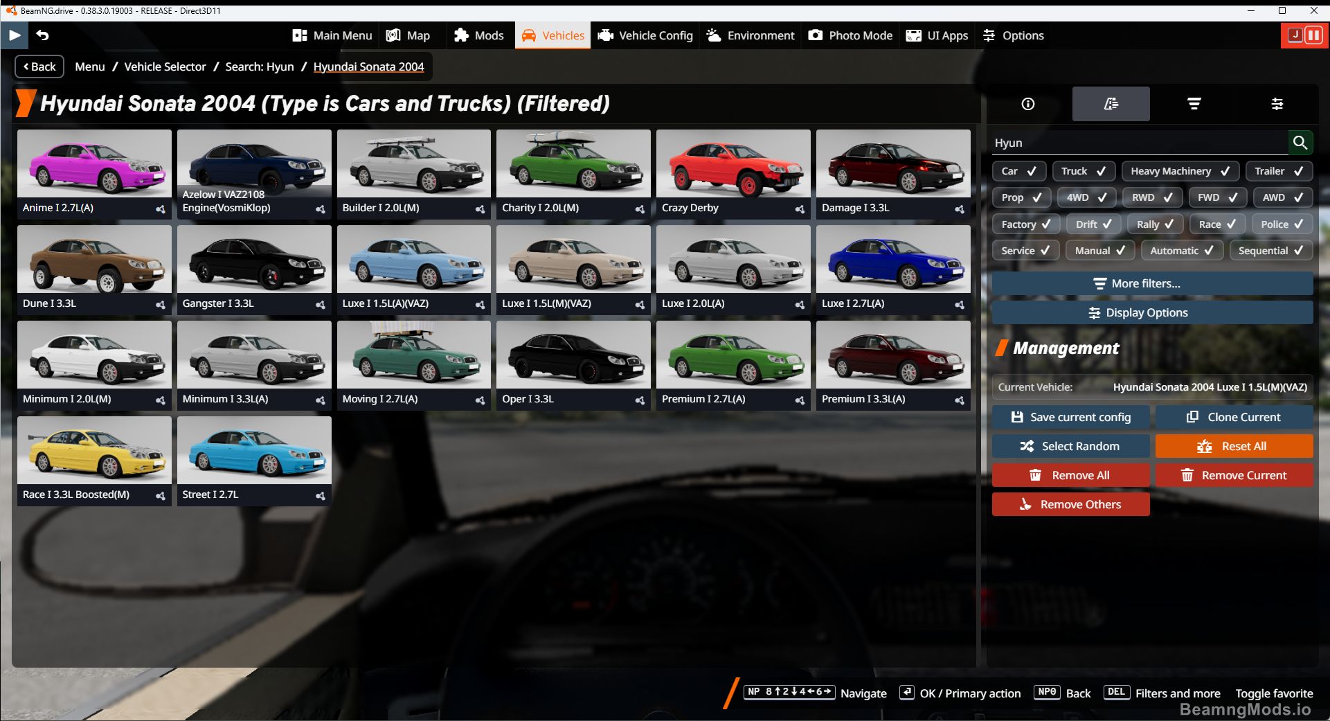 Screenshot of Hyundai Sonata 2004 1