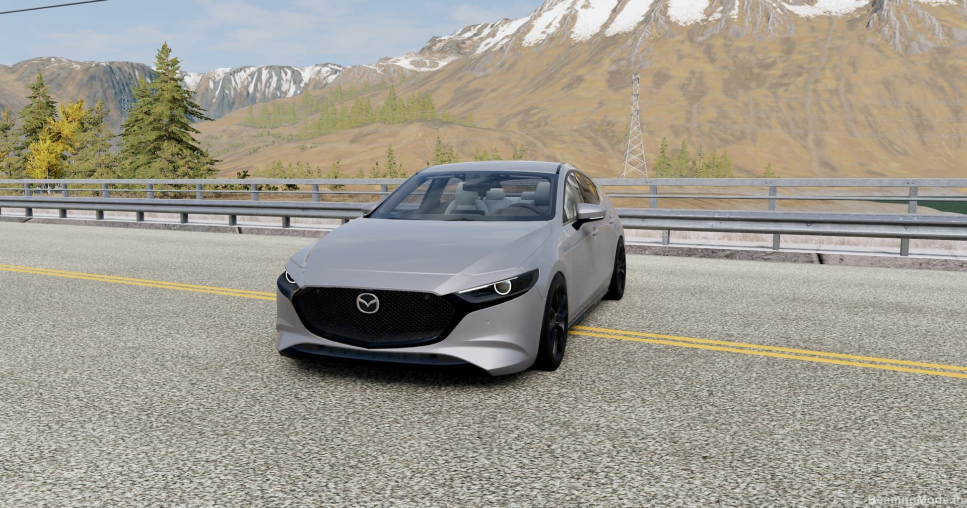 Download Mazda Hatchback 2020 Car Mod for BeamNG Drive