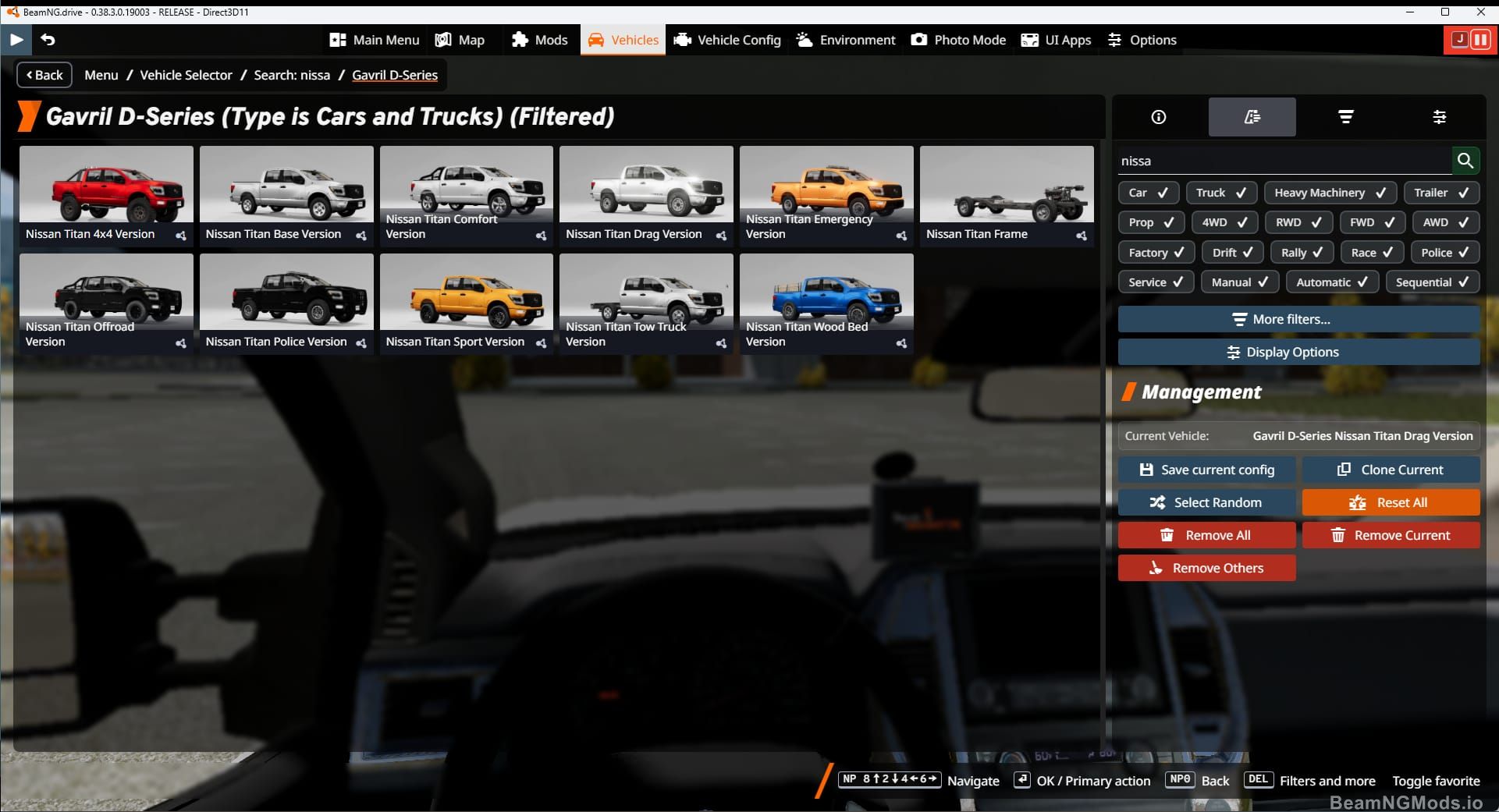 Screenshot of Nissan Titan 10