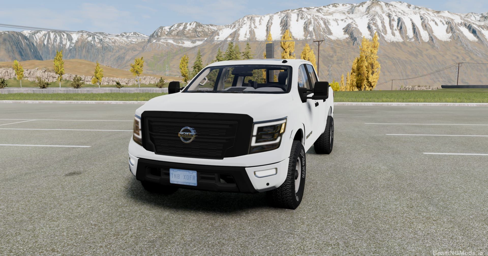 Download Nissan Titan Car Mod for BeamNG Drive