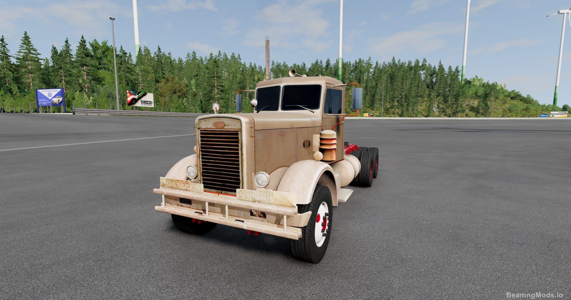 Download Peterbilt 281 Truck Mod for BeamNG Drive