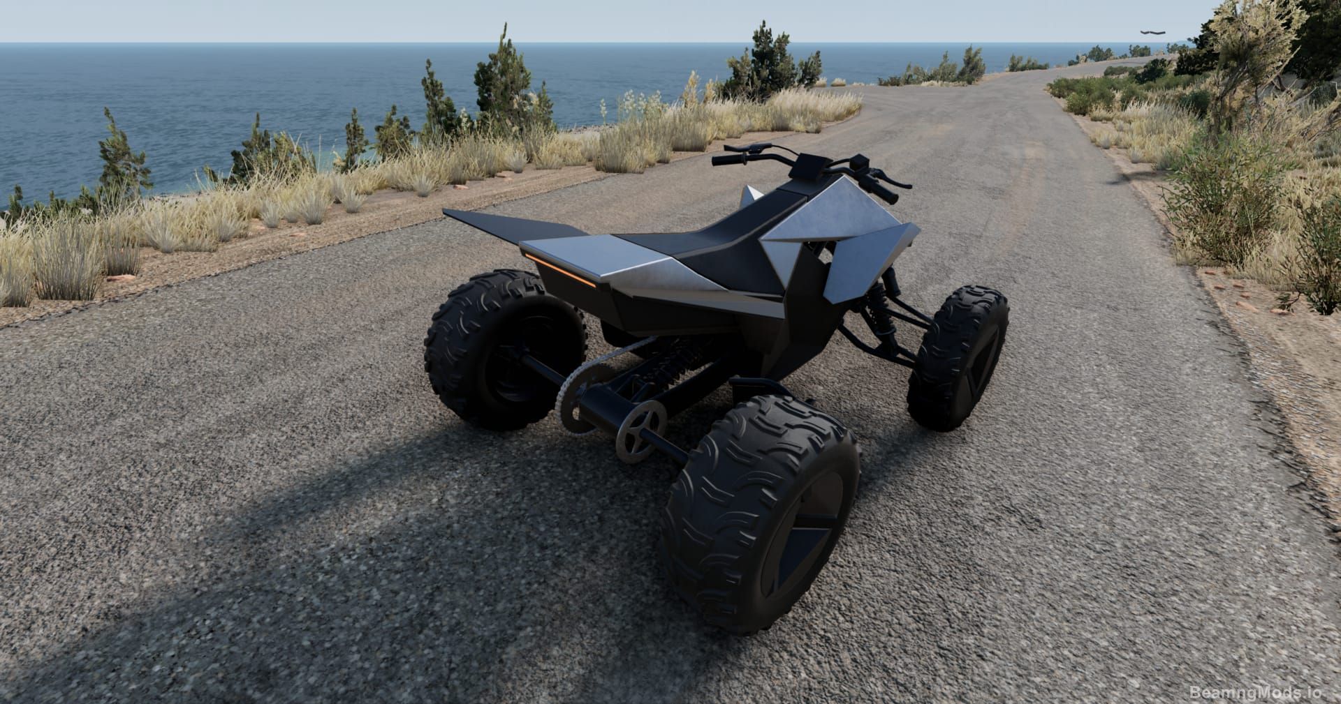 Screenshot of Telsa CyberQuad 4