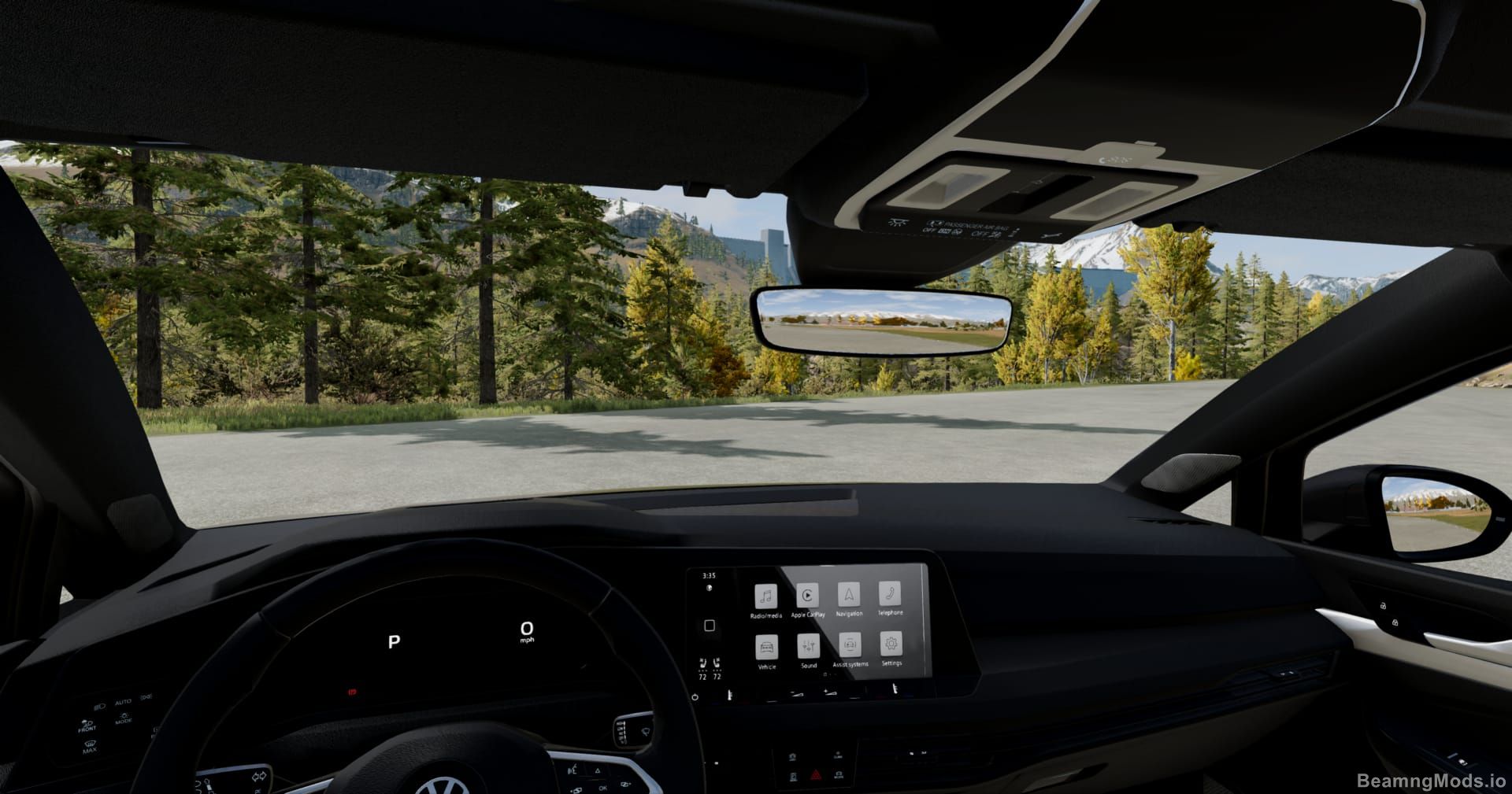 Screenshot of Volkswagen Golf MK8 10