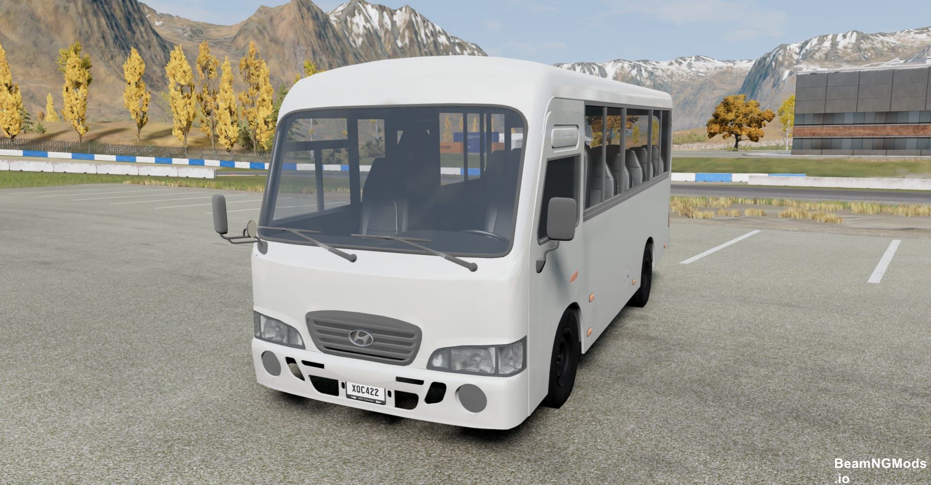 Download Hyundai County Bus Mod for BeamNG Drive Game