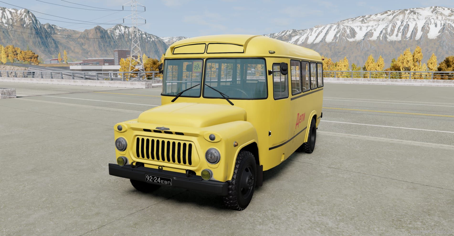 Download Kavz 685 Bus Mod for BeamNG Drive Game