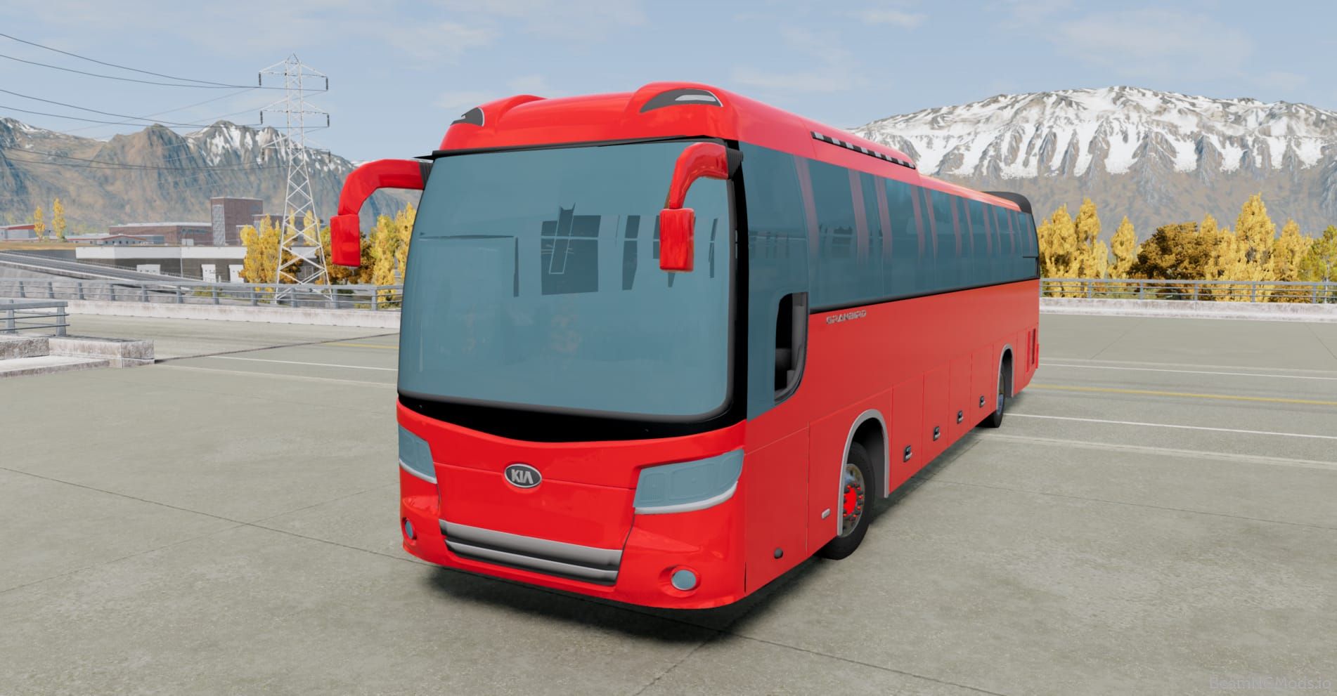 Download Kia Granbird Bus Mod for BeamNG Drive Game