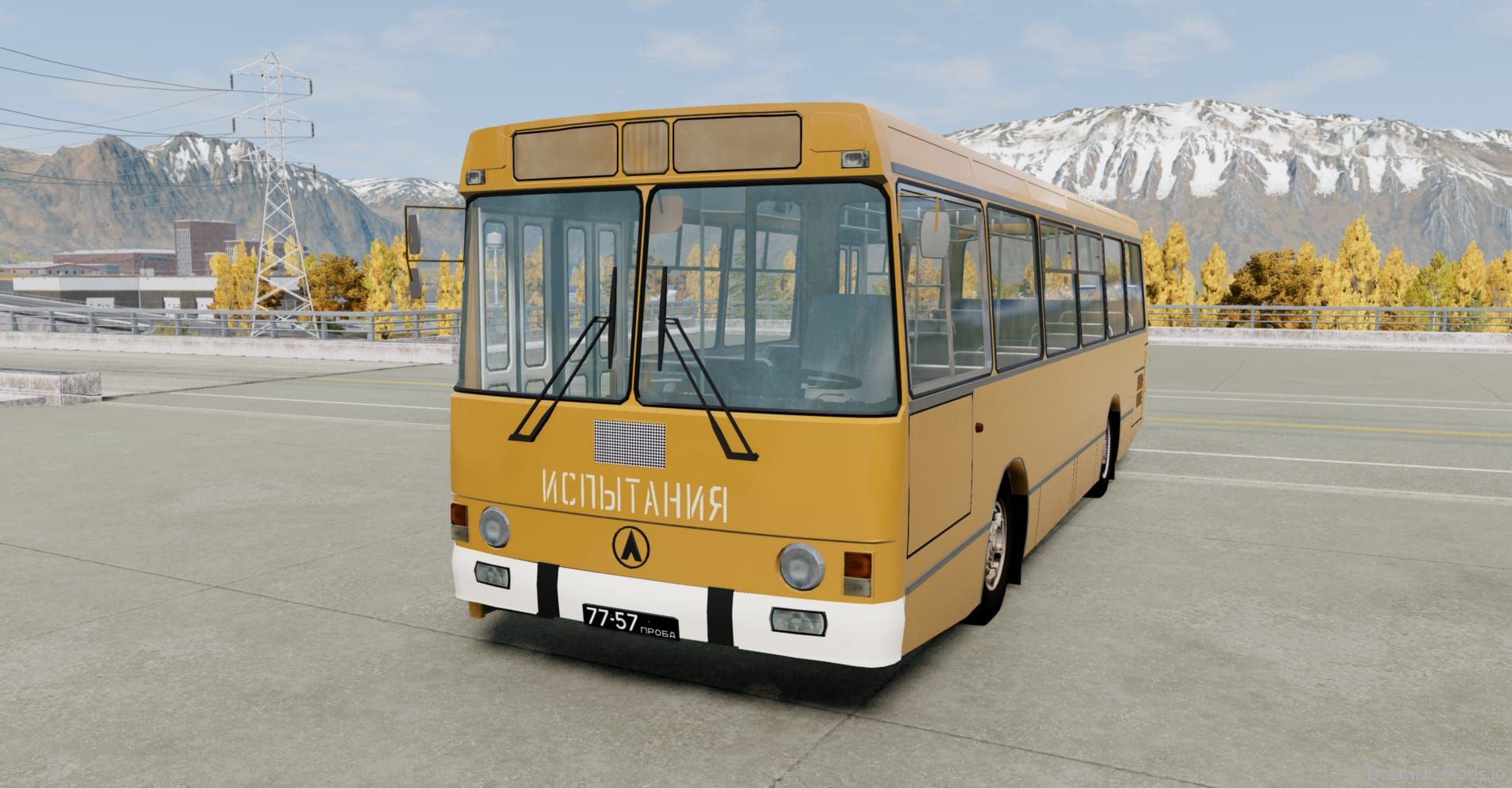 Download LAZ 4202 Bus Mod for BeamNG Drive Game