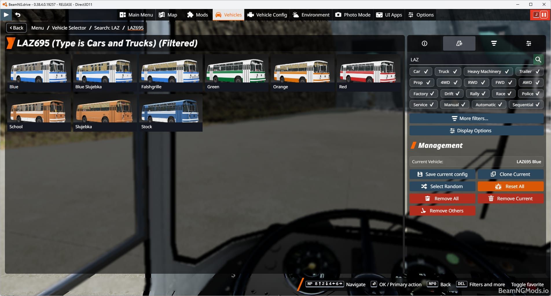 Screenshot of LAZ 695 1