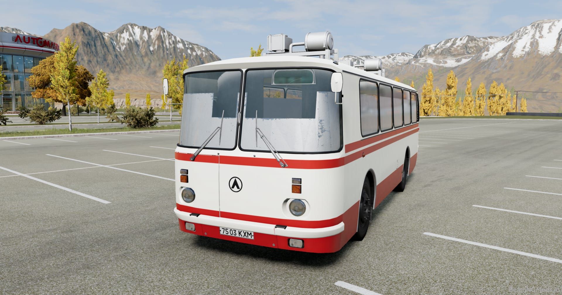 Download LAZ 695N Car Mod for BeamNG Drive Game