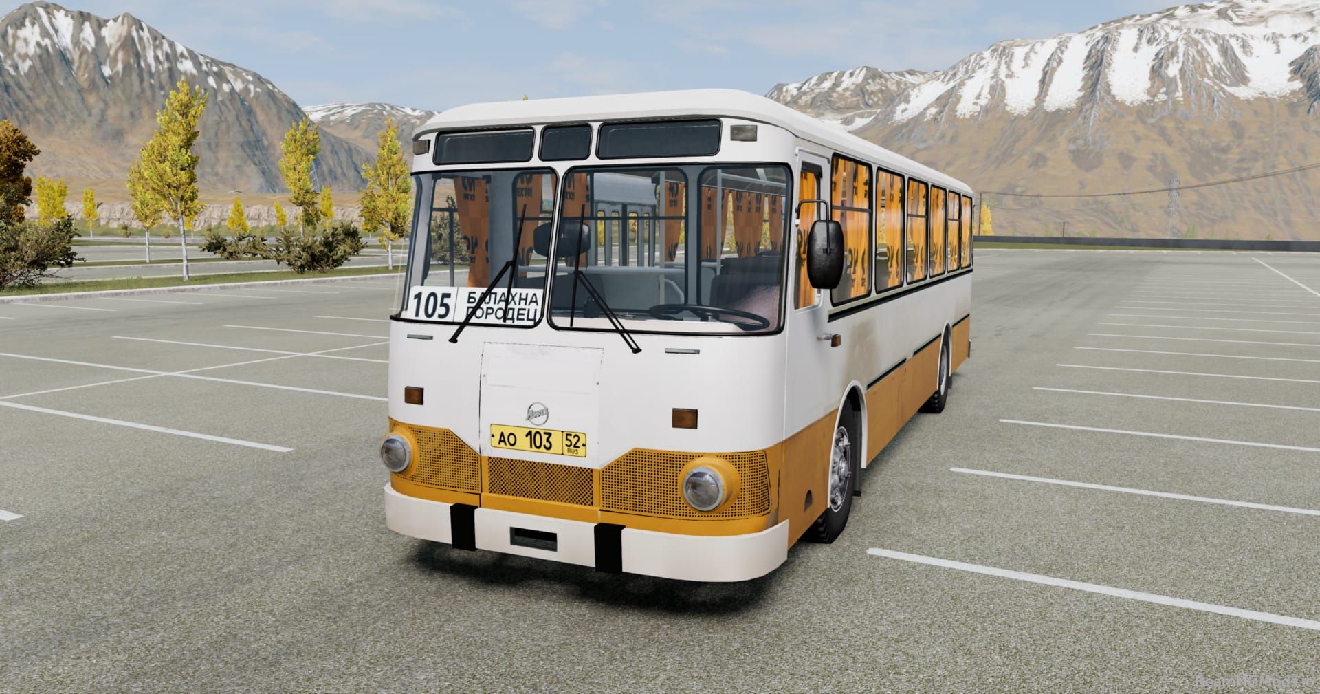 Download LiAZ 677 Car Mod for BeamNG Drive Game